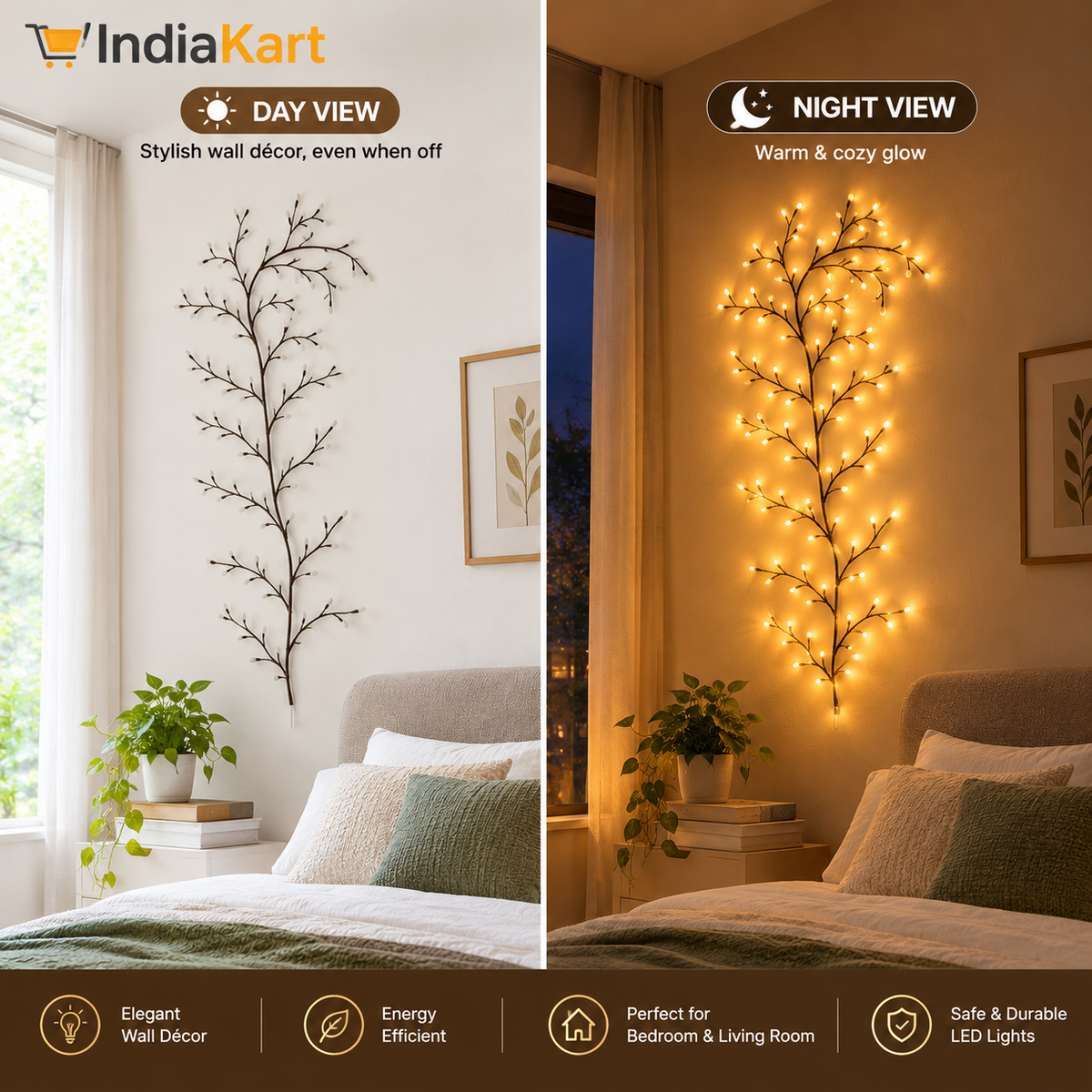 Enchanted Willow Vine Lights Twinkling Tree,Lighted Vines for Room Decor with String Lights,Wall Vines with Lights in 8 Modes & Timer Willow Branch Lights for Bedroom
