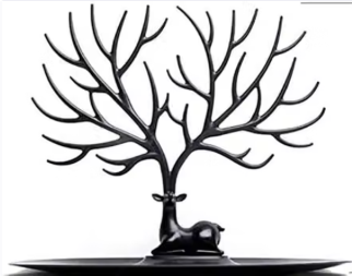 Deer Tree Tray Display Stand Holder Organizer, Jewellery Rack, Key Holder