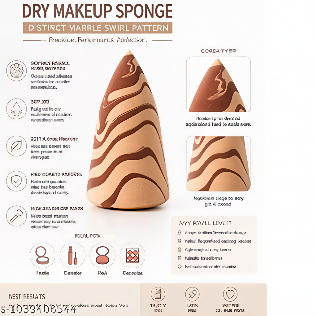 Premium Duo Color Makeup Sponge (1 Pc) – Soft & Blending Beauty Blender