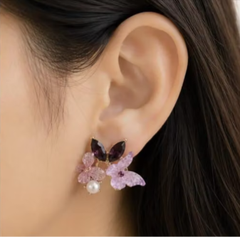 Imported Butterfly Earrings for Women & Girls | Trendy Korean Fashion Jewellery